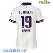 Camisa de time de futebol Bayern Munich Alphonso Davies #19 Replicas 2º Equipamento Feminina 2026-27 Manga Curta